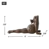 Yoga King Frog Door Stopper - Decorative Weighted Doorstop for Home or Office