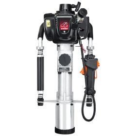VEVOR 37.77cc Gas-Powered T Post Driver 4-Stroke Fence Piling Pounder w/ 3 Head